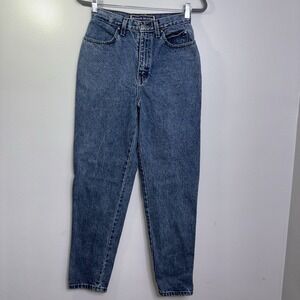 Vintage Harley-Davidson Biker Blues Jeans Womens Size 8 Average Tapered Leg